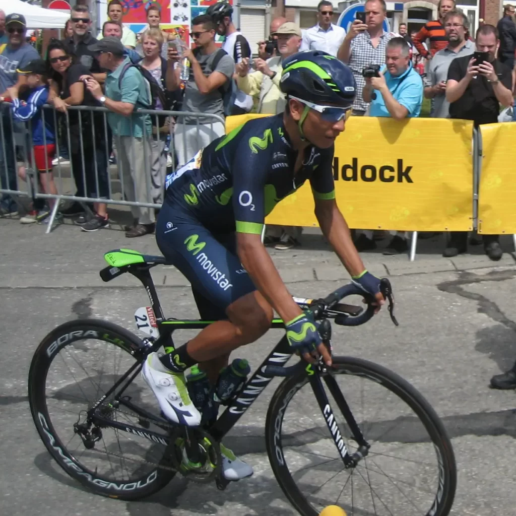 Nicknames of Cyclists - Nairo Quintana at the start of Tour de France 2017 Stage 3 in Verviers (Belgium)