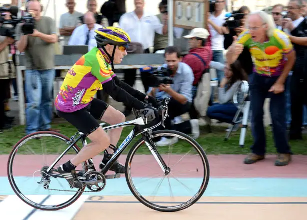 100-year-old Robert Marchand set 100km cycling record