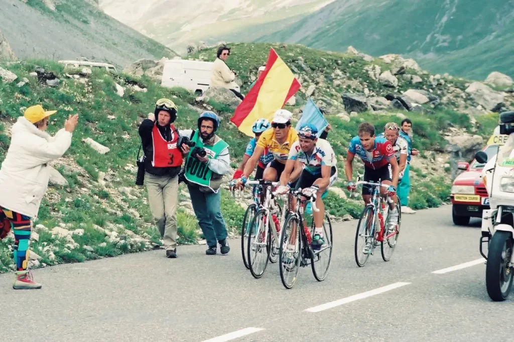 Nicknames of cyclists: Tony Rominger, Col du Galibier climb during the 1993 Tour de France