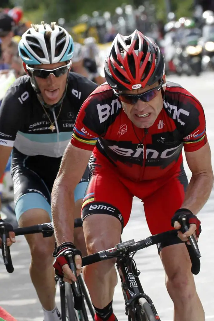 Cadel Evans and Andy Schleck