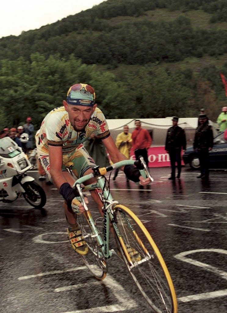 Marco Pantani on Col du Galibier