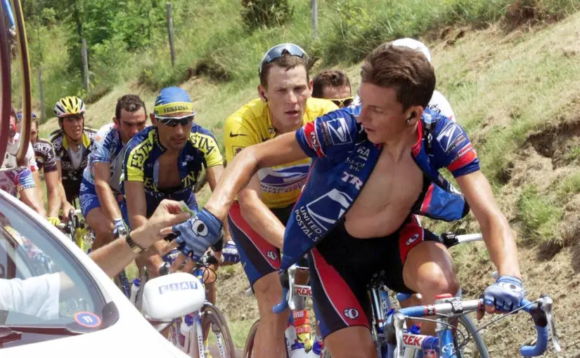 Tyler Hamilton and Lance Armstrong