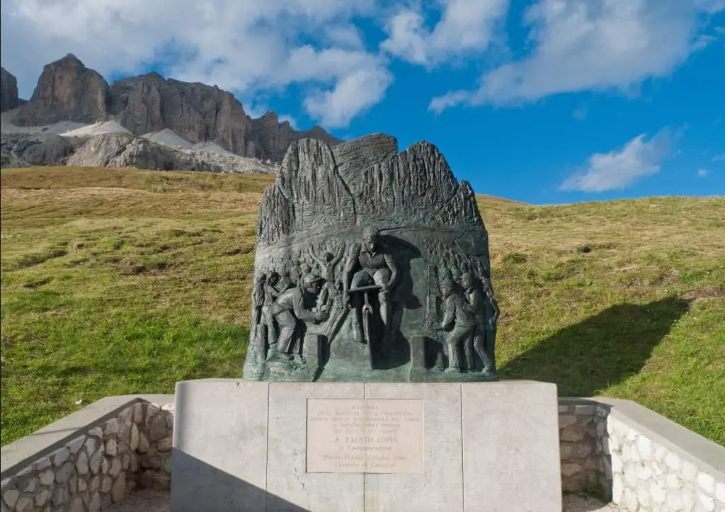 Cima Coppi - Fausto Coppi memorial at Passo Pordoi