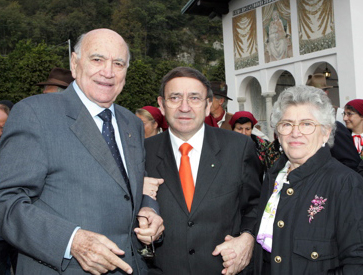 Fiorenzo Magni with Ernesto Colnago