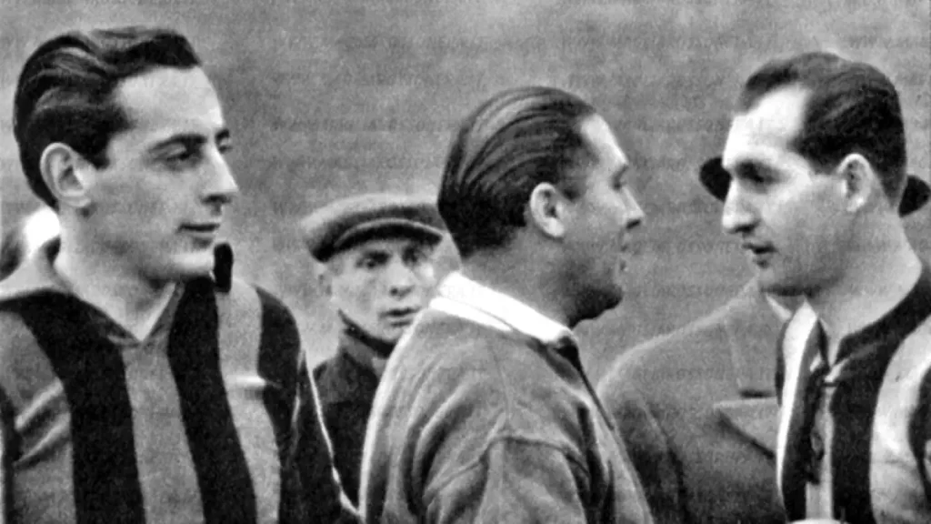 Fausto Coppi, Gino Bartali, and Giuseppe Meazza