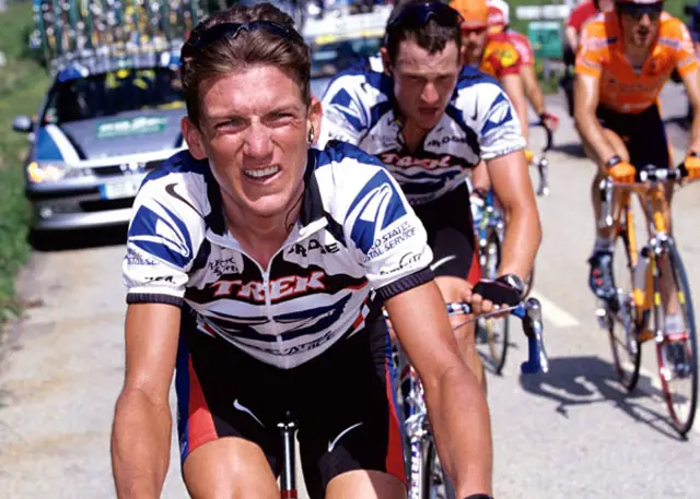 Tyler Hamilton and Lance Armstrong, US Postal