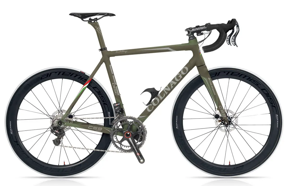 Colnago C59 Disc 2013 (Nato Green), Campagnolo EPS