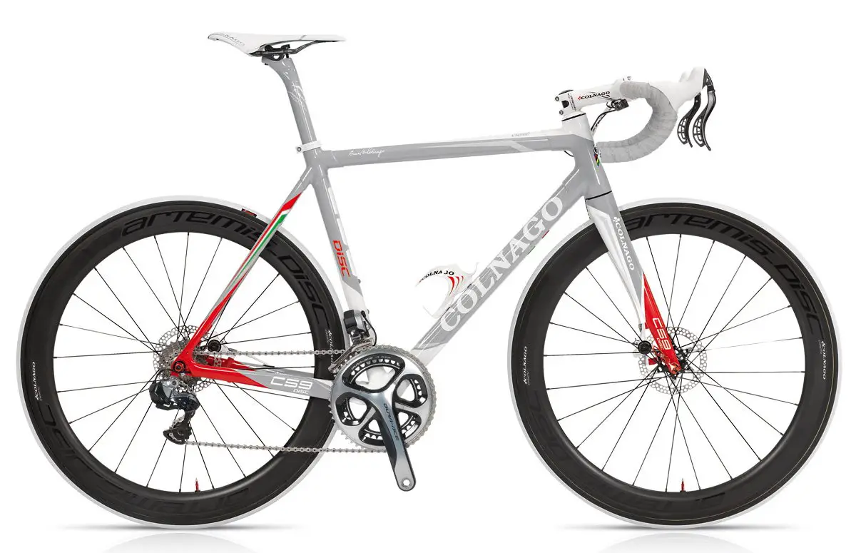 Colnago C59 Disc 2013 (Team Edition Carbon/White Graphics), Di2