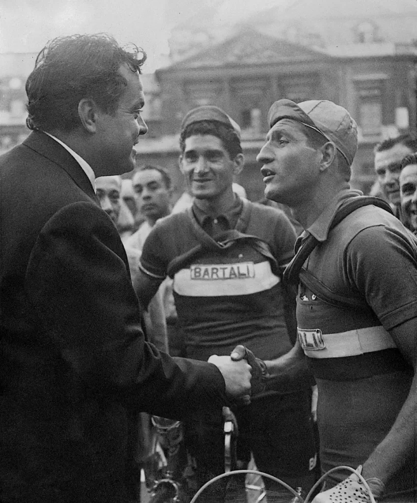 Orson Welles and Gino Bartali