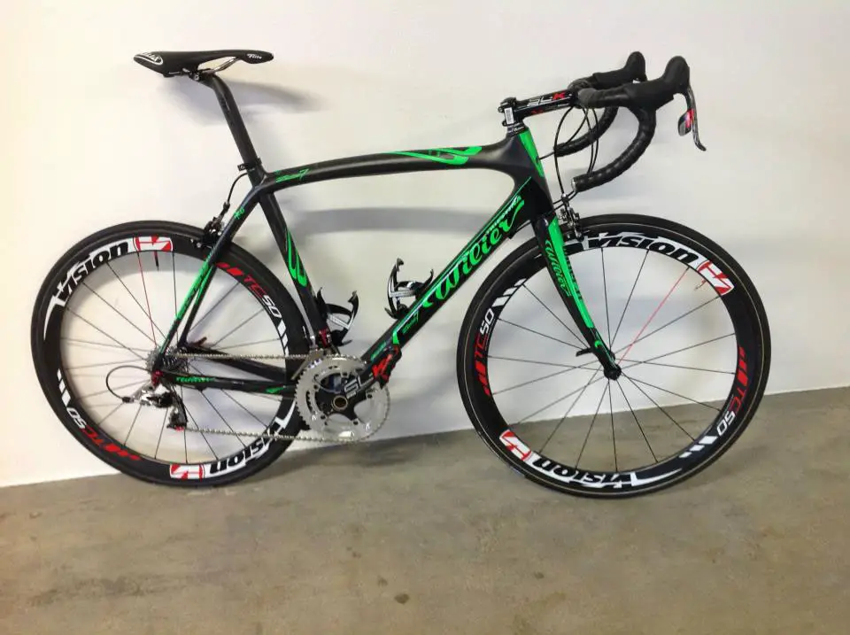 Wilier Triestina Zero7 Green Fluo, Team Colombia