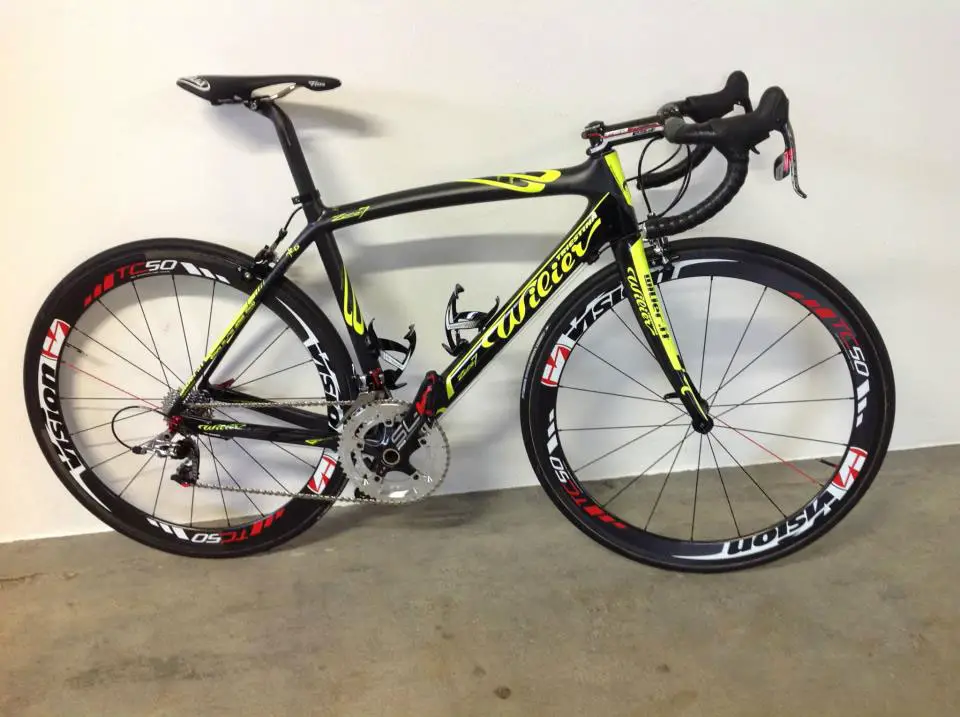 Wilier Triestina Zero7 Yellow Fluo, Team Colombia