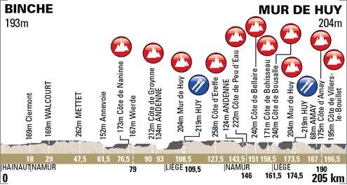 La Flèche Wallonne 2013 profile