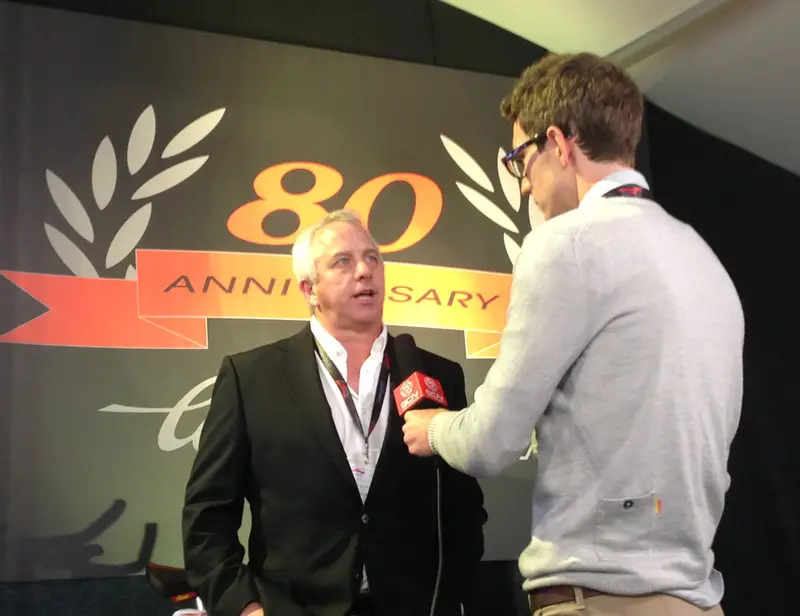 Greg LeMond at Campagnolo 80th anniversary celebration