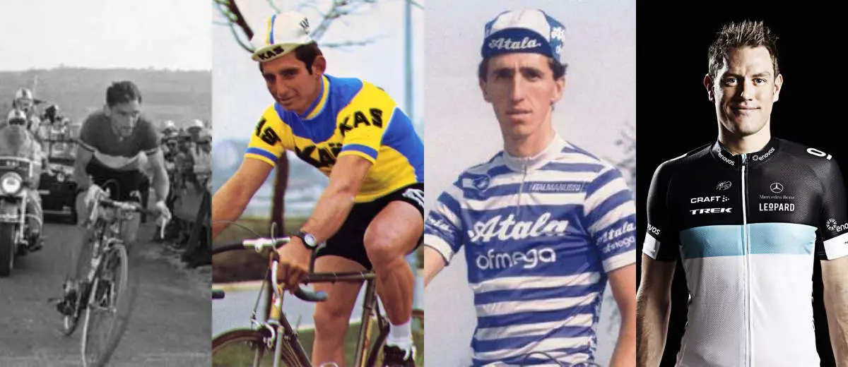 Ponsin, Santisteban, Ravasio and Weylandt - four cyclists who died at the Giro d'Italia