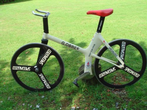 Graeme Obree's hour record bike