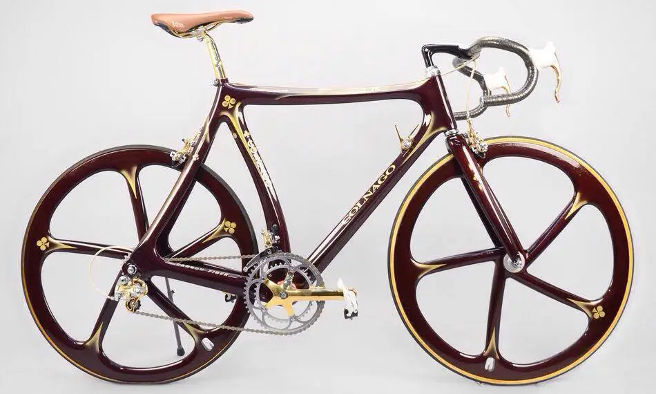 Colnago C35 equipped with Campagnolo Super Record Gold