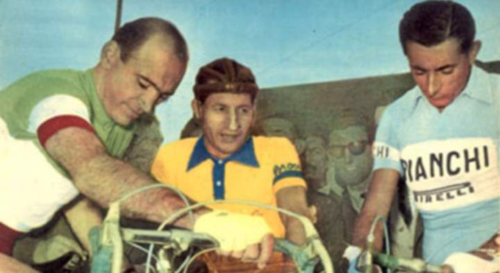 Fiorenzo Magni, Gino Bartali & Fausto Coppi