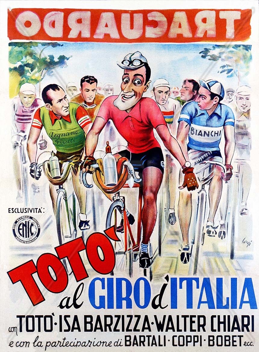 Totò al giro d'Italia poster