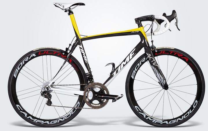 TIME 2015 Series Endurance Geometry bikes: Time Fludity Aktiv 2015 Yellow