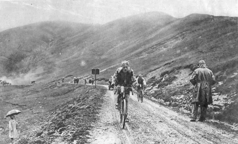Bartolomeo Aimo at stage 13 of the Tour de France 1925