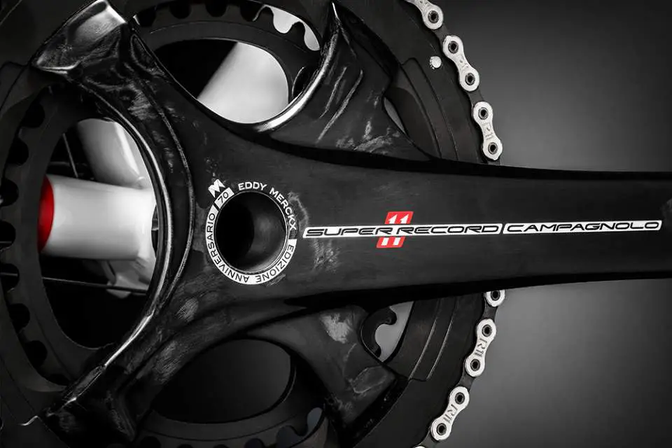 Eddy70 bike - Special Campagnolo Super Record crankset