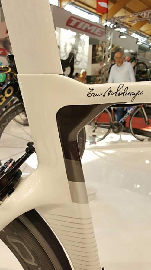 Colnago Concept, Ernesto Colnago sign
