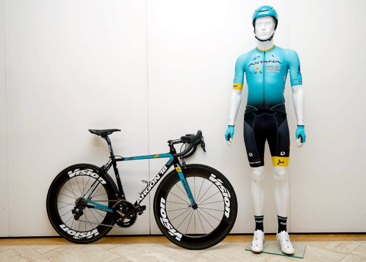 Astana will ride Argon 18 bikes - Astana Argon 18 bike and kit