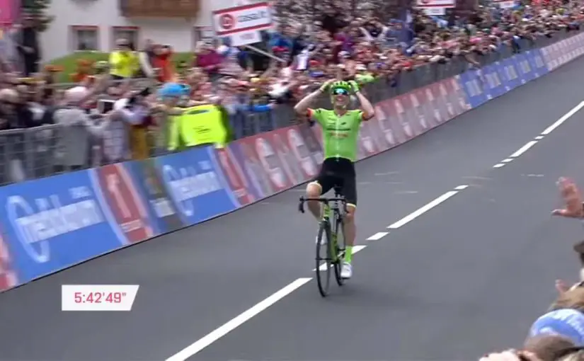 Pierre Rolland wins Giro d'Italia 2017 stage 17