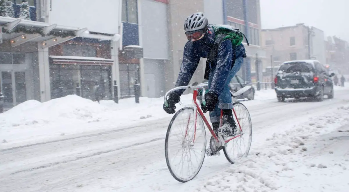 Cycling in winter