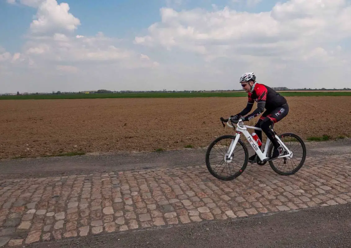 HiRide system on the cobblestones