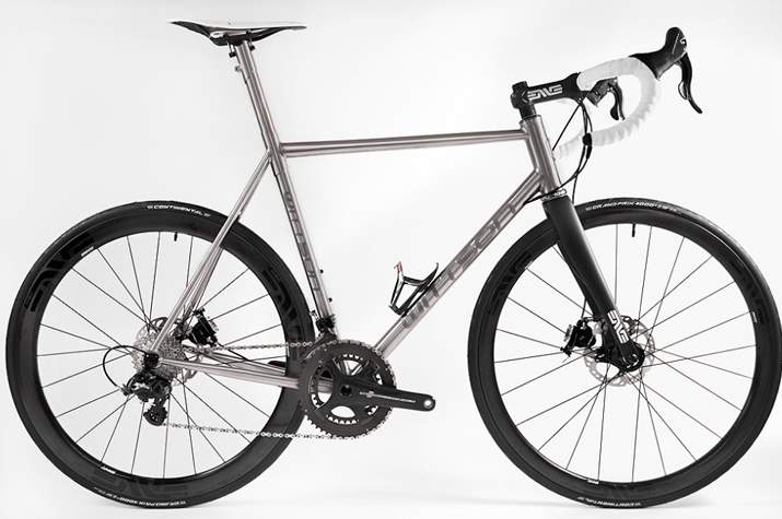 Boutique Bicycle Manufacturers: Wittson Suppresio titanium road bike.