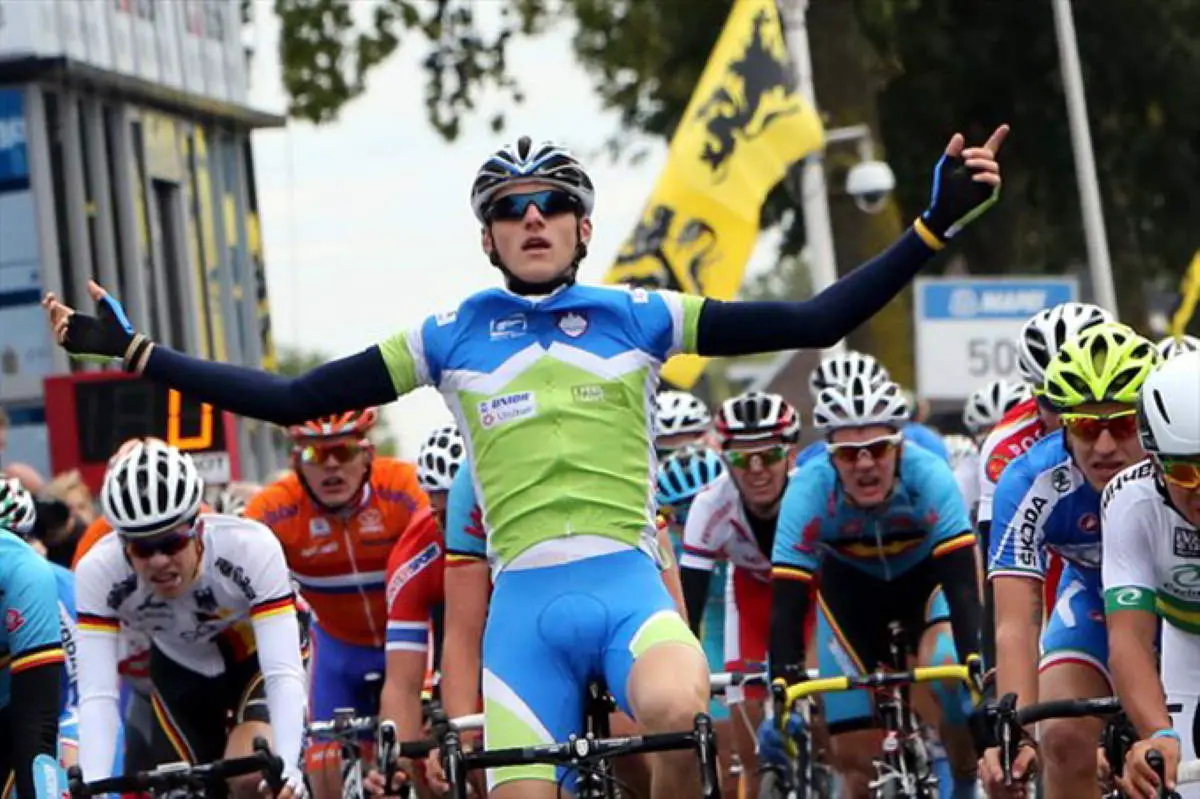 Matej Mohoric wins UCI Worlds 2012 Junior Men road race