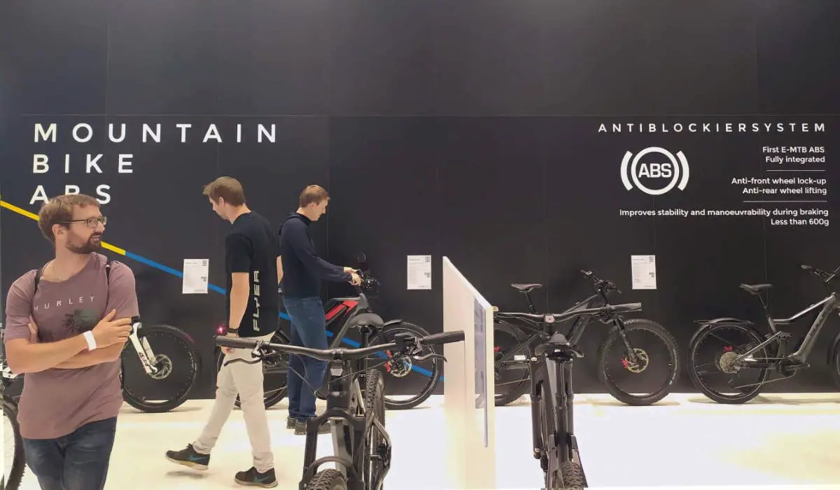 Eurobike 2019 - the first E-BIKE to come equipped with the innovative ABS (anti-blocking system) developed by blubrake is being presented