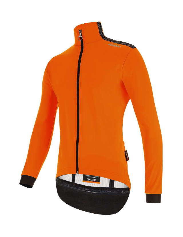 SANTINI Vega Multi jacket men orange front