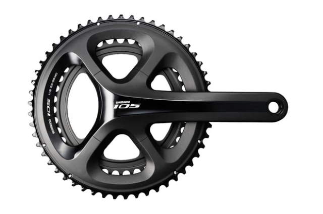 Shimano 105 5800 11-speed crankset (black)