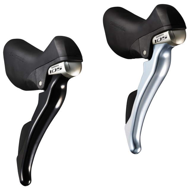 Shimano 105 5800 11-speed shifters (black-silver)