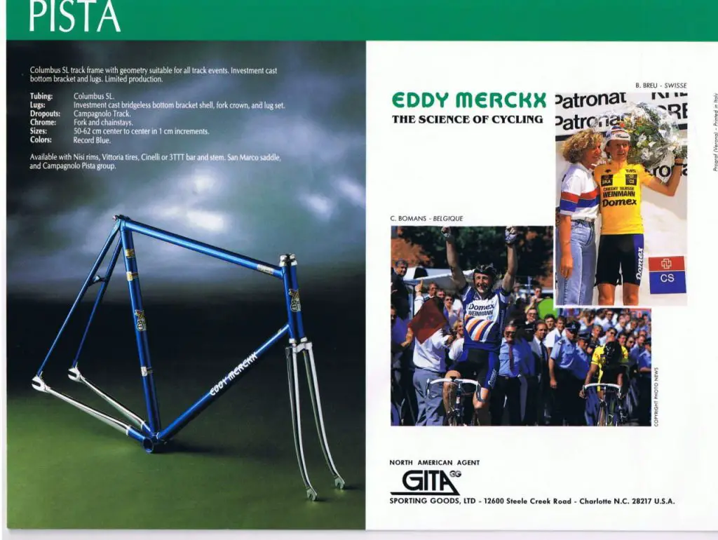 Eddy Merckx 10th Anniversary Pista 1990