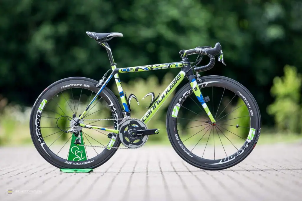 Jean-Marc Marino custom-painted Cannondale EVO bike for the Tour de France 2014