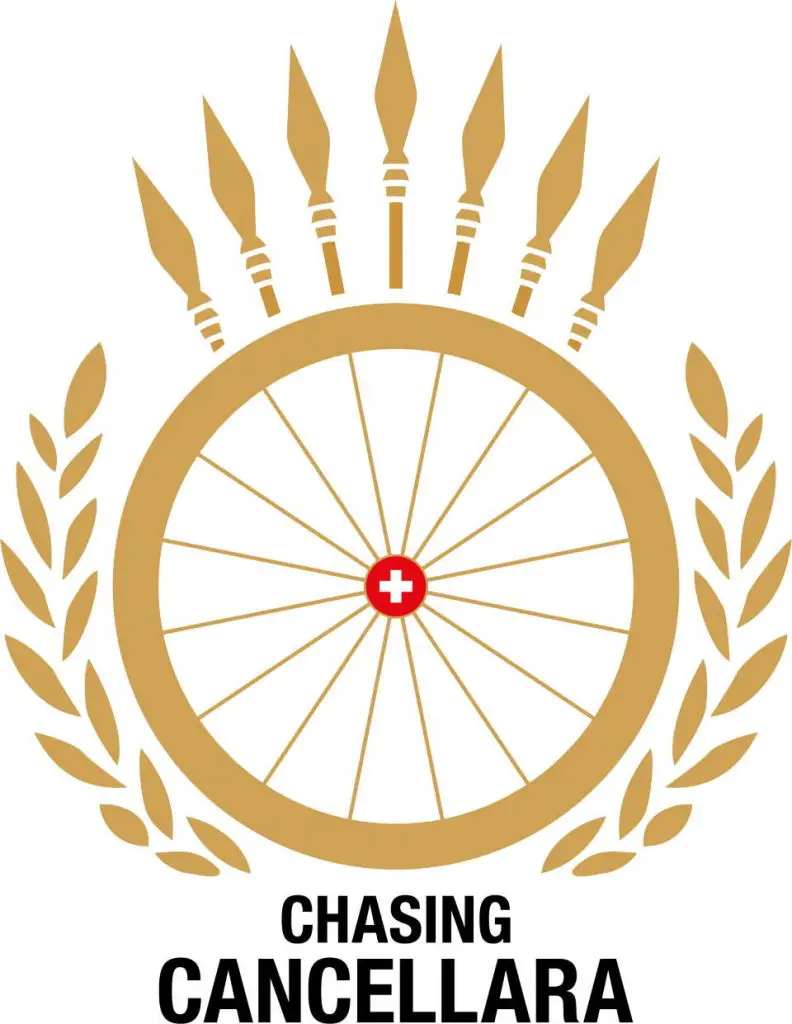 Logo of the "Chasing Cancellara" cycling race