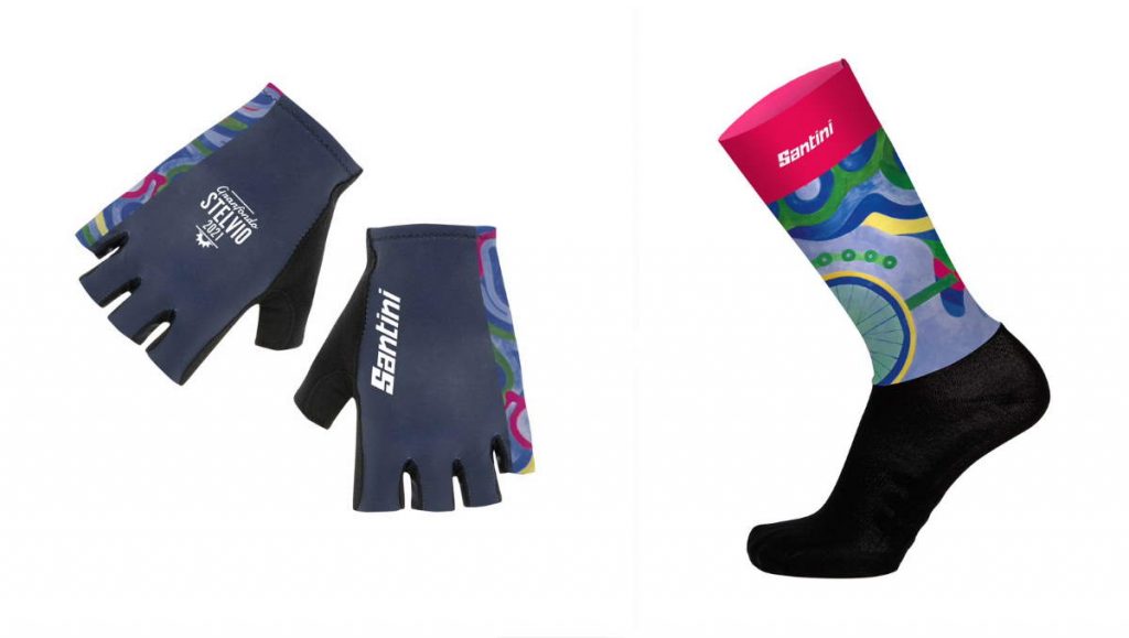 Granfondo Stelvio Santini 2021 Special Women's socks and gloves