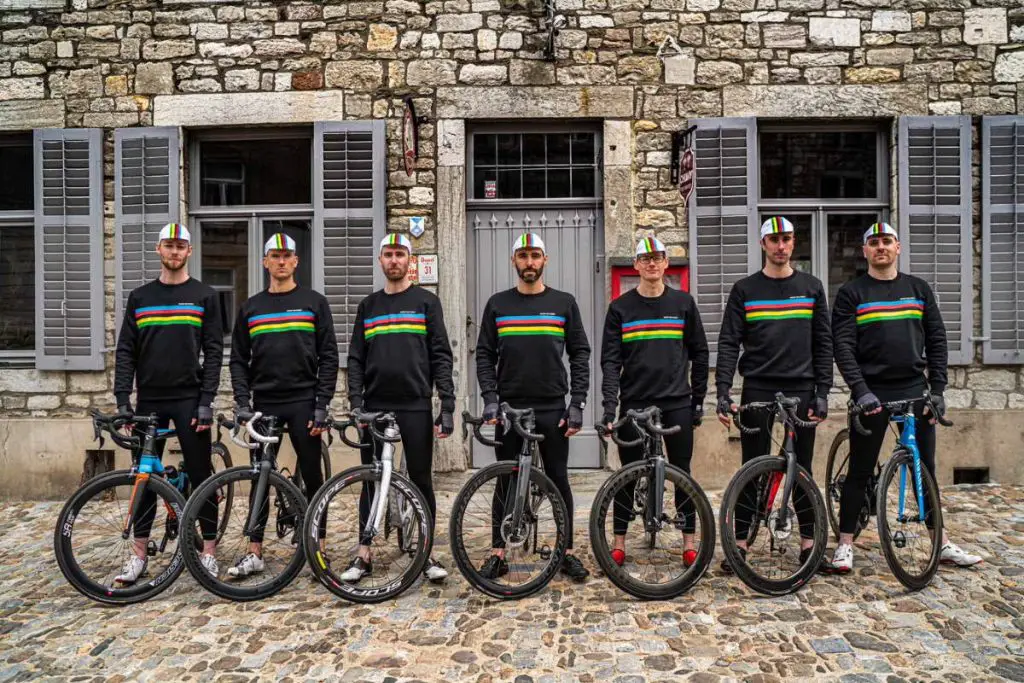 Santini Cycling Wear and the UCI are launching a new partnership with Belgian men's lifestyle brand, ANTWRP