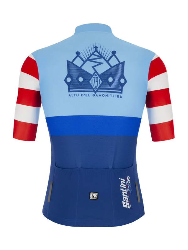 Santini Vuelta a España 2021 jerseys - Special Altu d'El Gamoniteiru kit for stage 18 - jersey (rear)