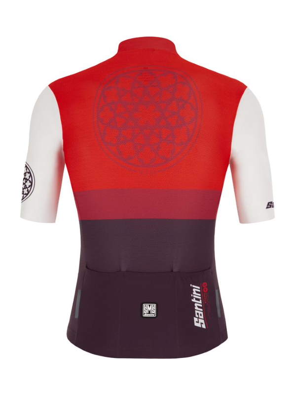 Santini Vuelta a España 2021 jerseys - Burgos kit - jersey (rear)