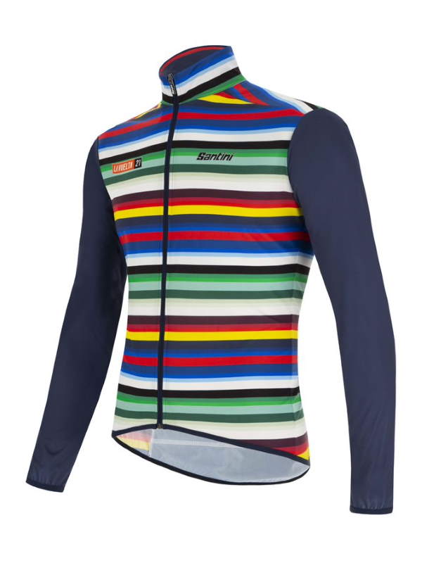 Santini Vuelta a España 2021 special multi-colored kit - windproof jacket