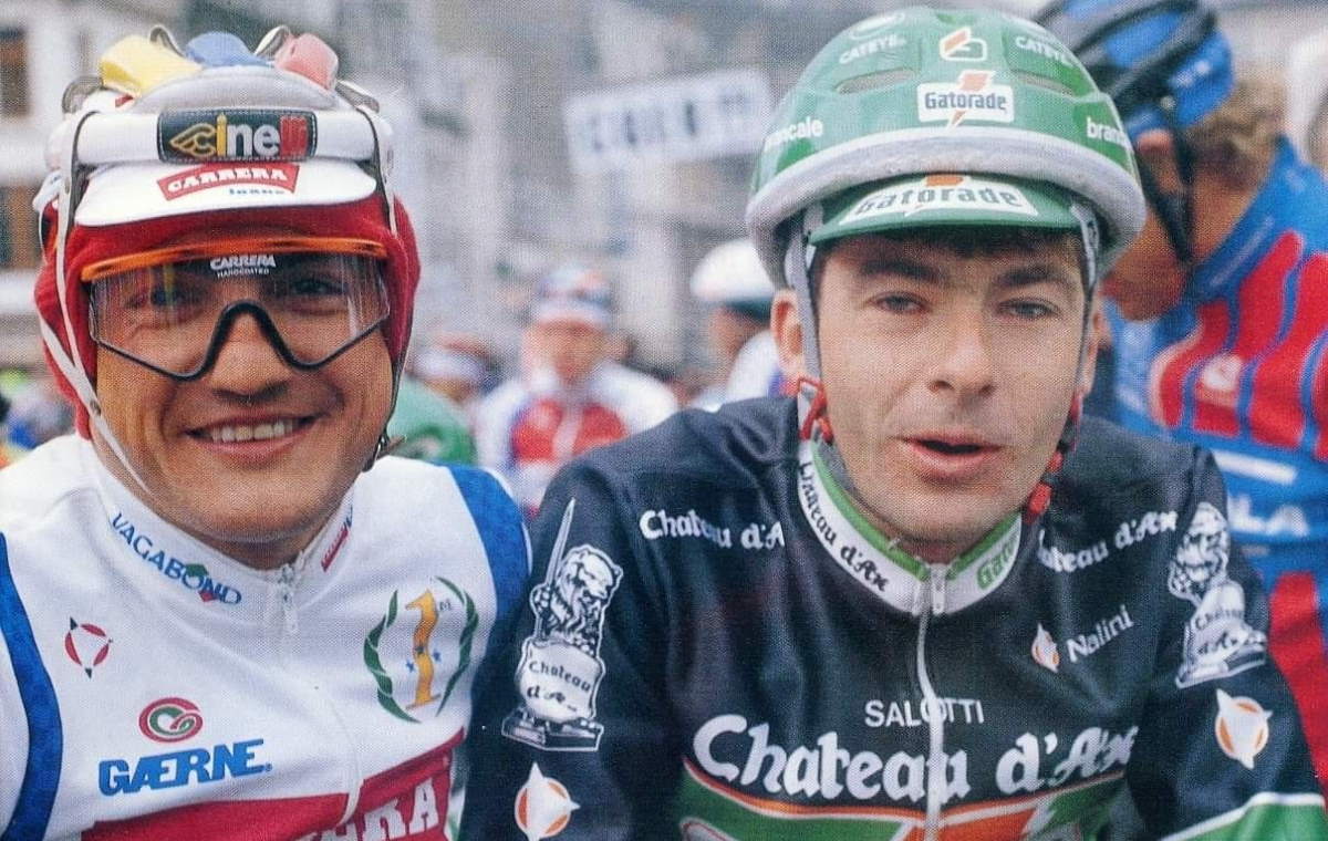 Claudio Chiappucci and Gianni Bugno