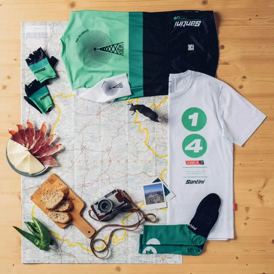 Santini Vuelta a España 2021 custom kits: stage 14 Extremadura