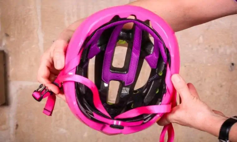 Inside bicycle helmet