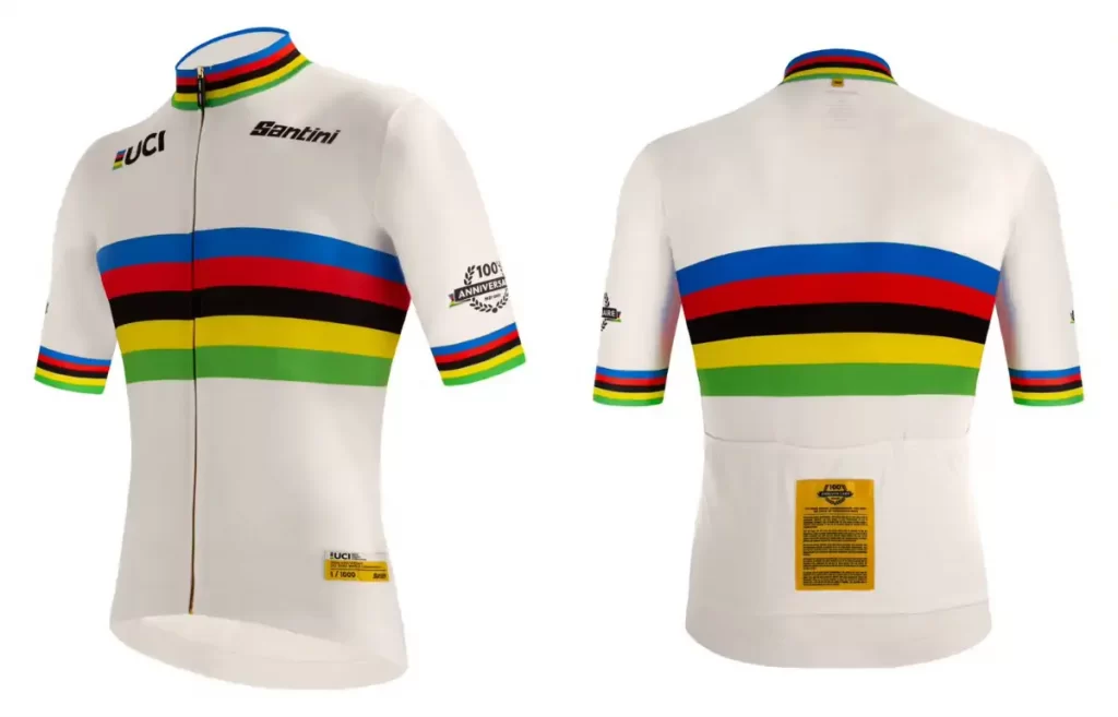 Santini UCI Worlds 100th anniversary collection: Limited Edition Gold Version