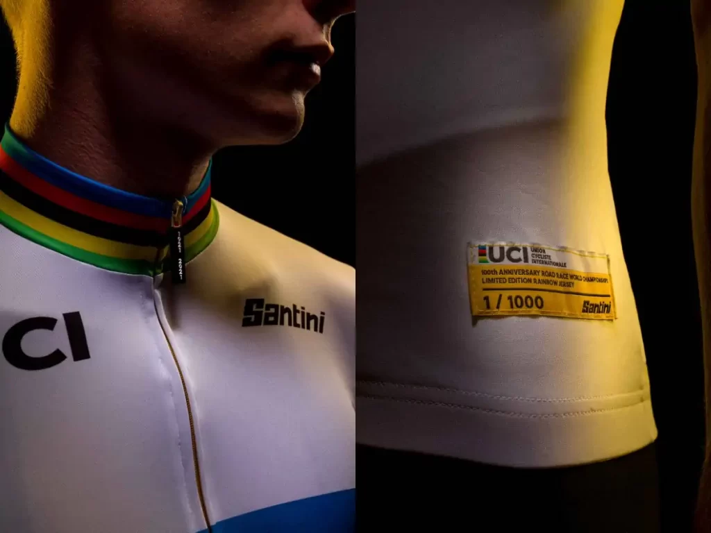 Santini UCI Worlds 100th anniversary collection: Limited Edition Gold Version