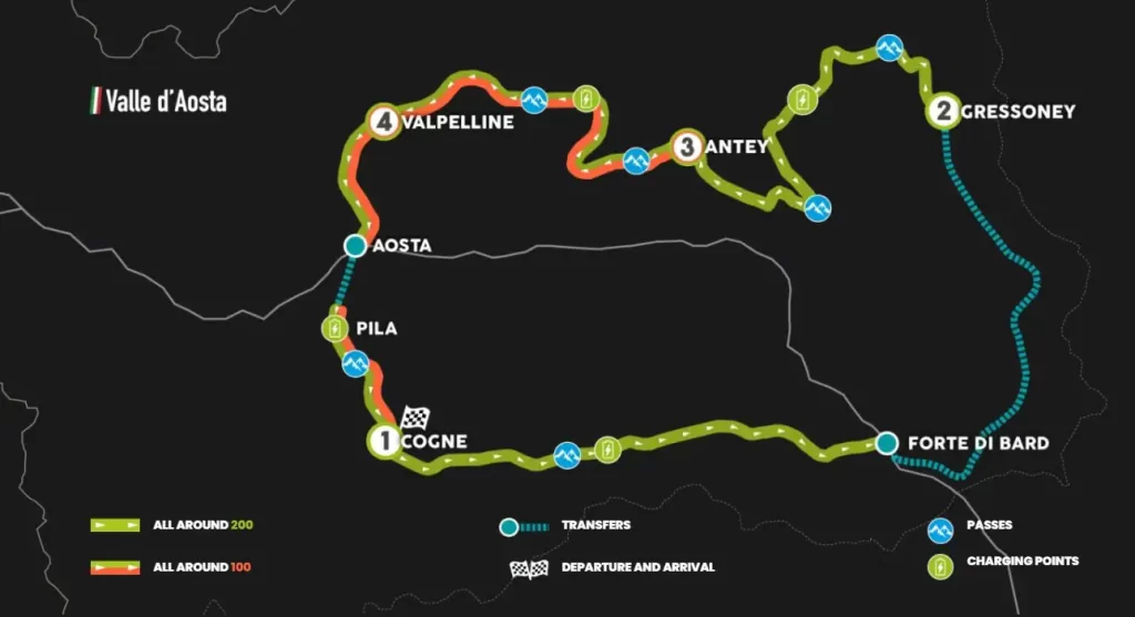 All Around eMTB race 2022 route